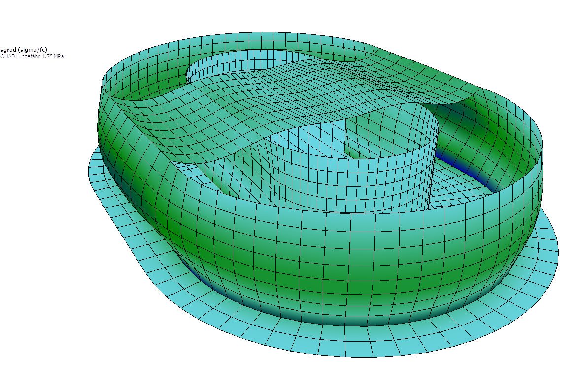 Technische Darstellung ovaler Reaktorsysteme aus Stahlfaserbeton