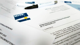 Detailaufnahme eines allgemeinen bauaufsichtlichen Prüfzeugnisses der MFPA Leipzig
