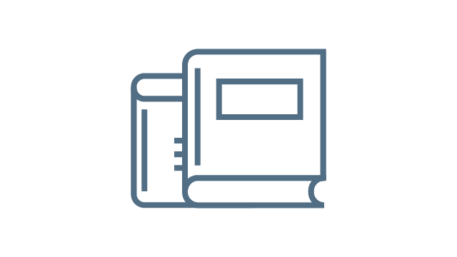 Illustration von Büchern