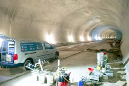 Betontechnologische Betreuung von Tunnelbauprojekten durch die MFPA Leipzig