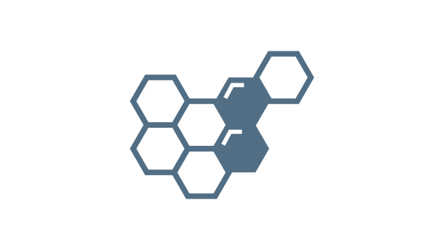 symbolhafte Darstellung von Honigwaben Illustration